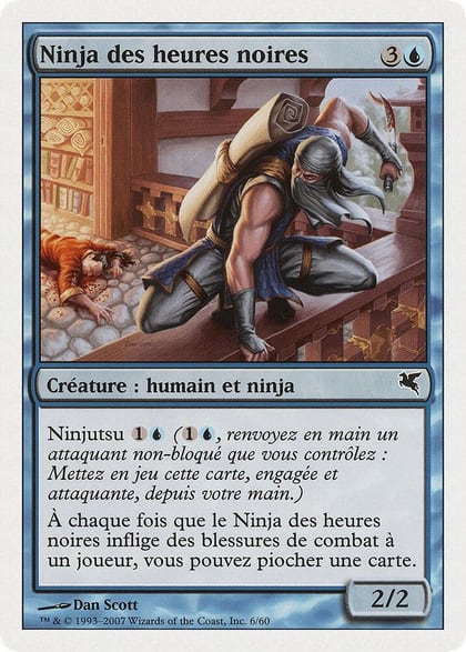 Ninja of the Deep Hours (French) - "Ninja des heures noires", Magic Encyclopedia 2005 (Salvat/Hachette) E6