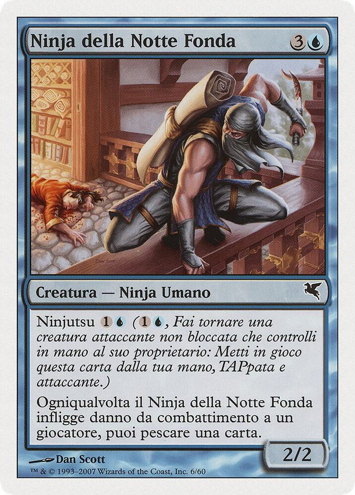 Ninja of the Deep Hours (Italian) - "Ninja della Notte Fonda", Magic Encyclopedia 2005 (Salvat/Hachette) E6