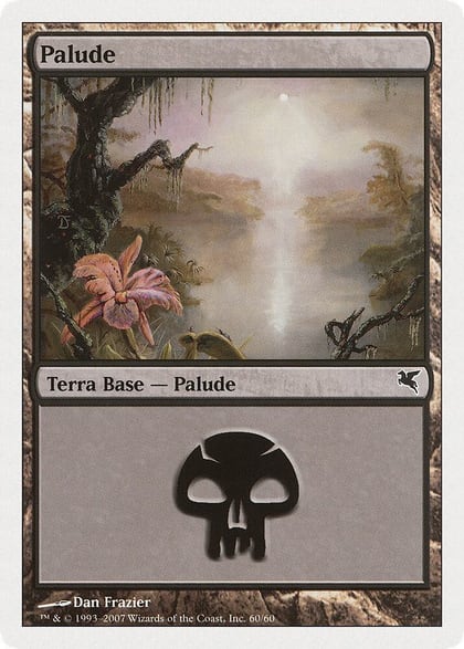 Swamp (Italian) - "Palide" (E60), Magic Encyclopedia 2005 (Salvat/Hachette) E60