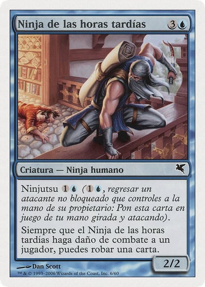 Ninja of the Deep Hours (Spanish) - "Ninja de las horas tardías", Magic Encyclopedia 2005 (Salvat/Hachette) E6