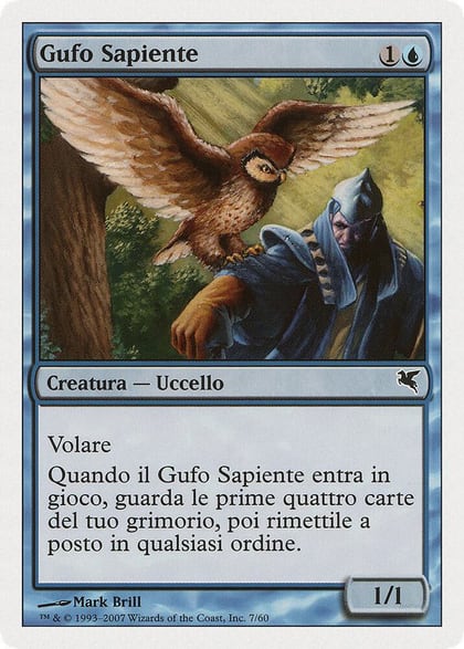 Sage Owl (Italian) - "Gufo Sapiente", Magic Encyclopedia 2005 (Salvat/Hachette) E7