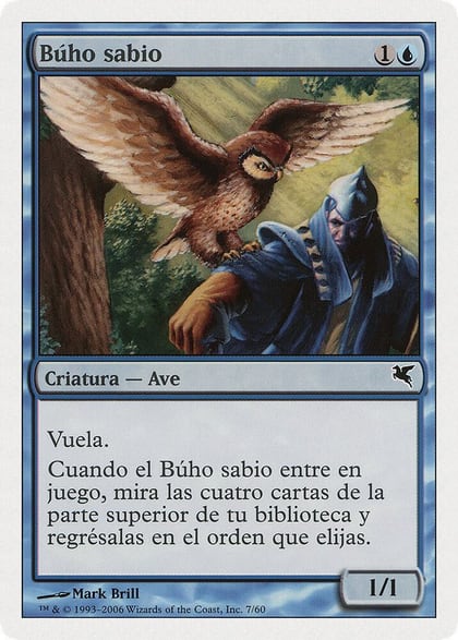 Sage Owl (Spanish) - "Búho sabio", Magic Encyclopedia 2005 (Salvat/Hachette) E7
