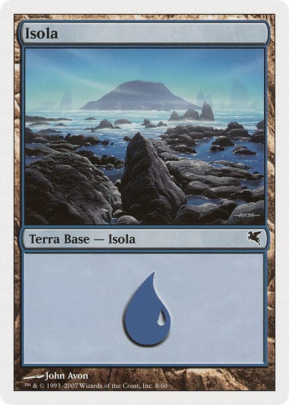 Island (Italian) - "Isola", Magic Encyclopedia 2005 (Salvat/Hachette) E8