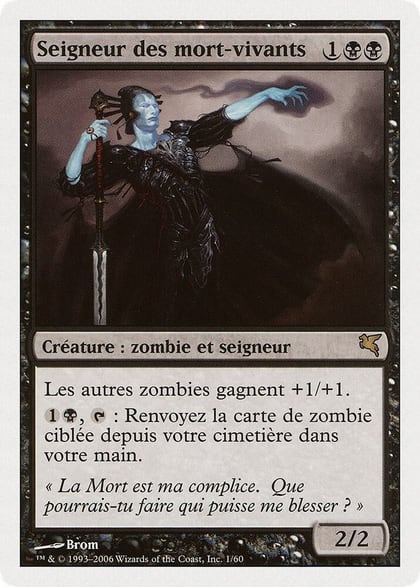 Lord of the Undead (French) - "Seigneur des mort-vivants", Magic Encyclopedia 2005 (Salvat/Hachette) F1