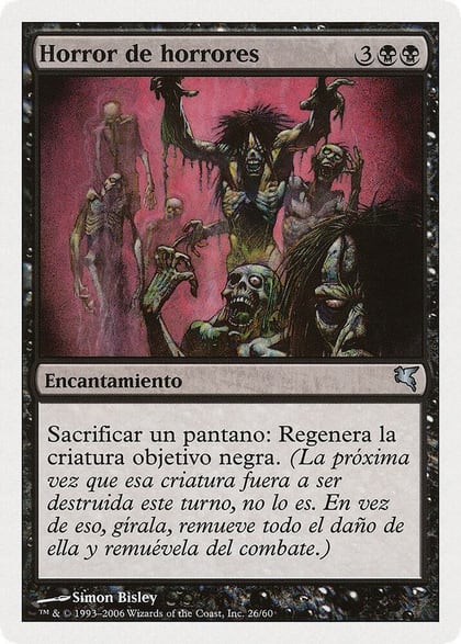 Horror of Horrors (Spanish) - "Horror de horrores", Magic Encyclopedia 2005 (Salvat/Hachette) F26