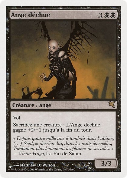 Fallen Angel (French) - "Ange déchue", Magic Encyclopedia 2005 (Salvat/Hachette) F37
