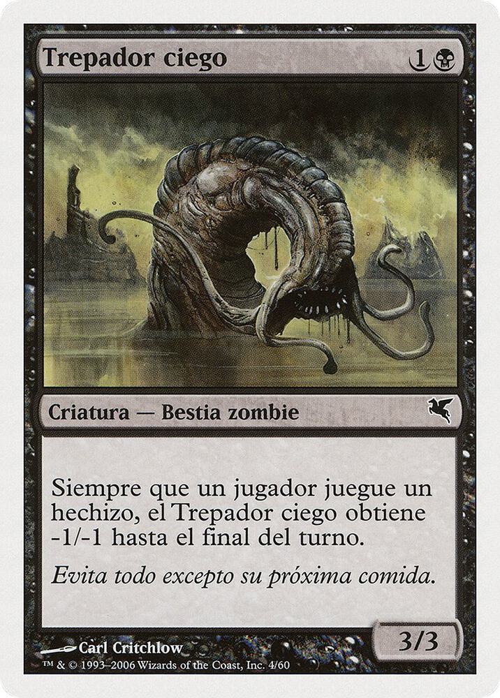 Blind Creeper (Spanish) - "Trepador ciego", Magic Encyclopedia 2005 (Salvat/Hachette) F4