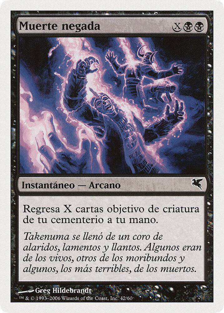 Death Denied (Spanish) - "Muerte negada", Magic Encyclopedia 2005 (Salvat/Hachette) F42