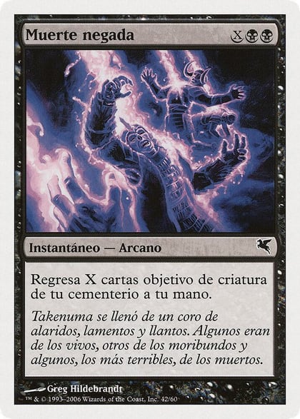 Death Denied (Spanish) - "Muerte negada", Magic Encyclopedia 2005 (Salvat/Hachette) F42