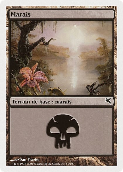 Swamp (French) - "Marais" (F59), Magic Encyclopedia 2005 (Salvat/Hachette) F59
