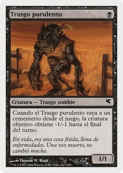 Festering Goblin (Spanish) - "Trasgo purulento", Magic Encyclopedia 2005 (Salvat/Hachette) F5