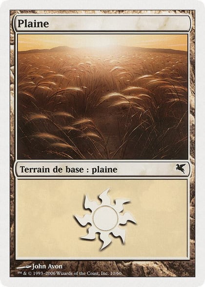 Plains (French) - "Plaine" (G10), Magic Encyclopedia 2005 (Salvat/Hachette) G10
