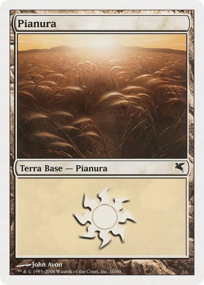 Plains (Spanish) - "Llanura" (G10), Magic Encyclopedia 2005 (Salvat/Hachette) G10