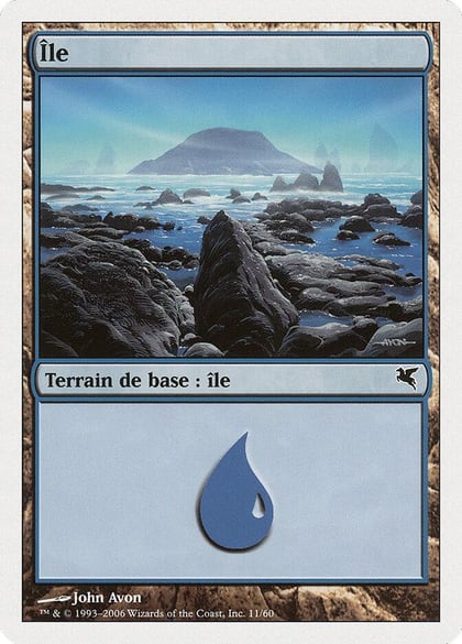 Island (French) - "Ile" (G11), Magic Encyclopedia 2005 (Salvat/Hachette) G11