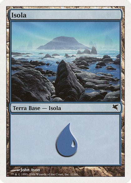 Island (Italian) - "Isola" (G11), Magic Encyclopedia 2005 (Salvat/Hachette) G11