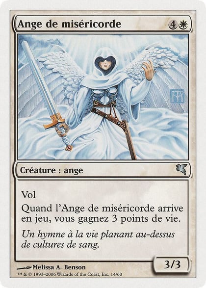 Angel of Mercy (French) - "Ange de Miséricorde", Magic Encyclopedia 2005 (Salvat/Hachette) G14