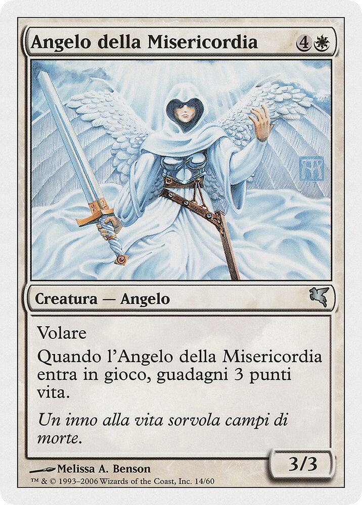 Angel of Mercy (Italian) - "Angelo della Misericordia", Magic Encyclopedia 2005 (Salvat/Hachette) G14