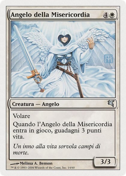 Angel of Mercy (Italian) - "Angelo della Misericordia", Magic Encyclopedia 2005 (Salvat/Hachette) G14