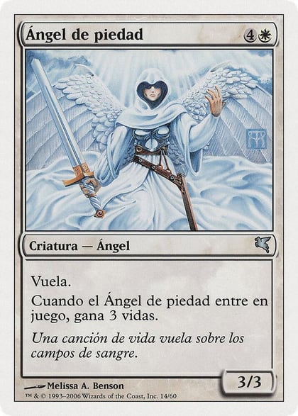 Angel of Mercy (Spanish) - "Ángel de piedad", Magic Encyclopedia 2005 (Salvat/Hachette) G14