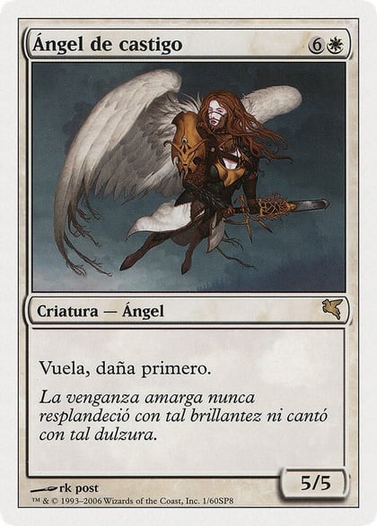 Angel of Retribution (Spanish) - "Ángel de Castigo", Magic Encyclopedia 2005 (Salvat/Hachette) G1