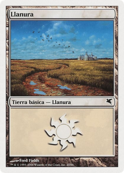 Plains (Spanish) - "Llanura" (G20), Magic Encyclopedia 2005 (Salvat/Hachette) G20