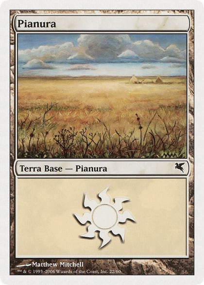 Plains (Spanish) - "Llanura" (G22), Magic Encyclopedia 2005 (Salvat/Hachette) G22