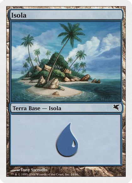 Island (Italian) - "Isola" (G24), Magic Encyclopedia 2005 (Salvat/Hachette) G24