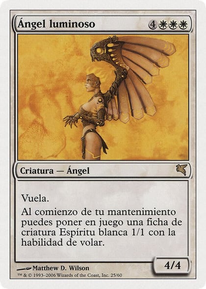 Luminous Angel (Spanish) - "Ángel luminoso", Magic Encyclopedia 2005 (Salvat/Hachette) G25