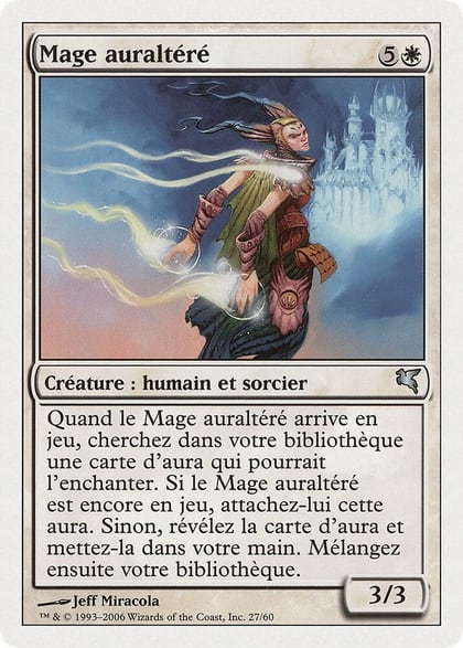 Auratouched Mage (French) - "Mage auraltéré", Magic Encyclopedia 2005 (Salvat/Hachette) G27