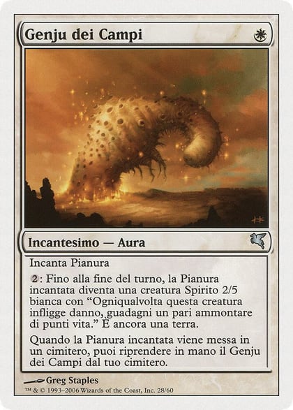 Genju of the Fields (Italian) - "Genju dei Campi", Magic Encyclopedia 2005 (Salvat/Hachette) G28