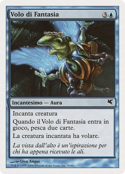 Flight of Fancy (Italian) - "Volo di Fantasia", Magic Encyclopedia 2005 (Salvat/Hachette) G30