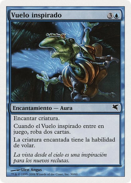 Flight of Fancy (Spanish) - "Vuelo inspirado", Magic Encyclopedia 2005 (Salvat/Hachette) G30