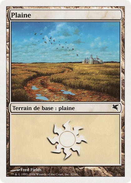 Plains (French) - "Plaine" (G32), Magic Encyclopedia 2005 (Salvat/Hachette) G32