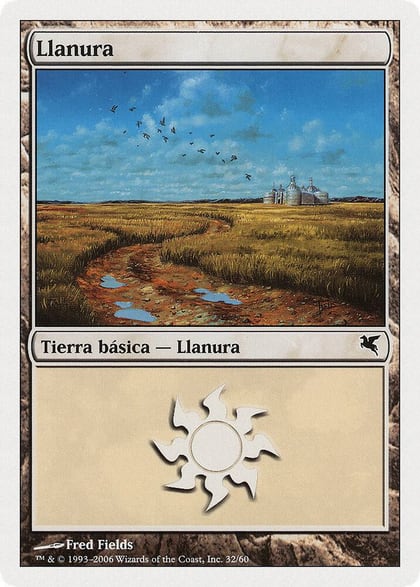 Plains (Italian) - "Pianura" (G32), Magic Encyclopedia 2005 (Salvat/Hachette) G32