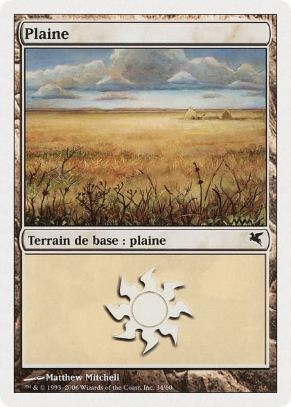 Plains (French) - "Plaine" (G34), Magic Encyclopedia 2005 (Salvat/Hachette) G34