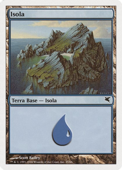 Island (Italian) - "Isola" (G35), Magic Encyclopedia 2005 (Salvat/Hachette) G35