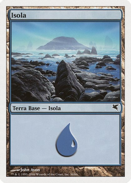 Island (Italian) - "Isola" (G36), Magic Encyclopedia 2005 (Salvat/Hachette) G36