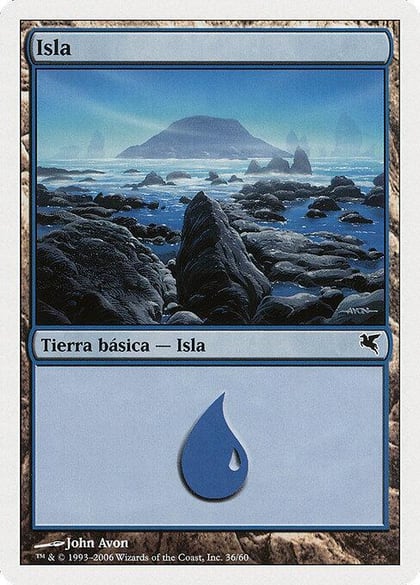 Island (Spanish) - "Isla" (G36), Magic Encyclopedia 2005 (Salvat/Hachette) G36