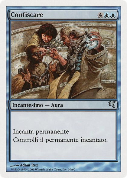 Confiscate (Italian) - "Confiscare", Magic Encyclopedia 2005 (Salvat/Hachette) G39