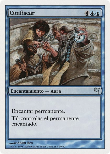Confiscate (Spanish) - "Confiscar", Magic Encyclopedia 2005 (Salvat/Hachette) G39