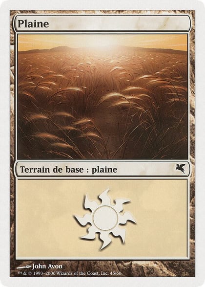 Plains (French) - "Plaine" (G45), Magic Encyclopedia 2005 (Salvat/Hachette) G46