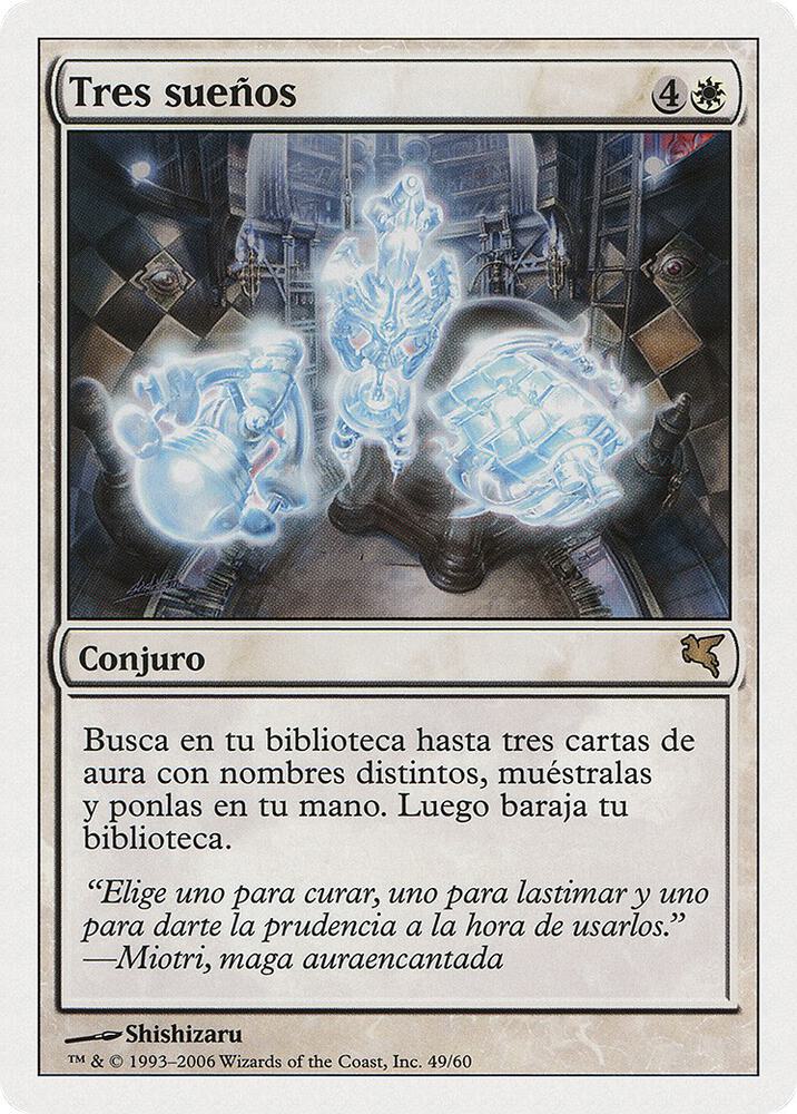 Three Dreams (Spanish) - "Tres sueños", Magic Encyclopedia 2005 (Salvat/Hachette) G49