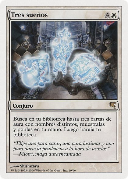 Three Dreams (Spanish) - "Tres sueños", Magic Encyclopedia 2005 (Salvat/Hachette) G49