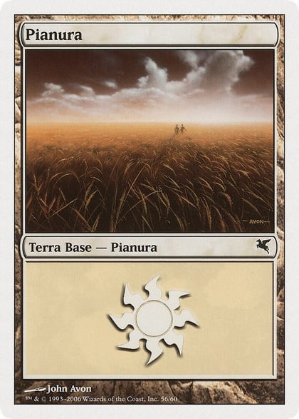 Plains (Italian) - "Pianura" (G56), Magic Encyclopedia 2005 (Salvat/Hachette) G56