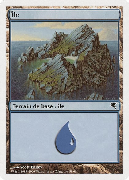 Island (French) - "Ile" (G59), Magic Encyclopedia 2005 (Salvat/Hachette) G59