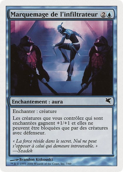 Infiltrator's Magemark (French) - "Marquemage de l'infiltrateur", Magic Encyclopedia 2005 (Salvat/Hachette) G7