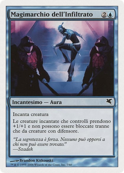 Infiltrator's Magemark (Italian) - "Magimarchio dell'Infiltrato", Magic Encyclopedia 2005 (Salvat/Hachette) G7