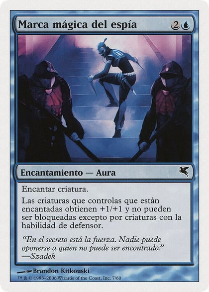 Infiltrator's Magemark (Spanish) - "Marca mágica del espía", Magic Encyclopedia 2005 (Salvat/Hachette) G7