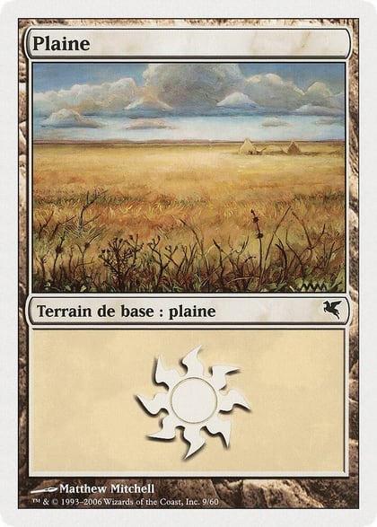 Plains (French) - "Plaine" (G9), Magic Encyclopedia 2005 (Salvat/Hachette) G9