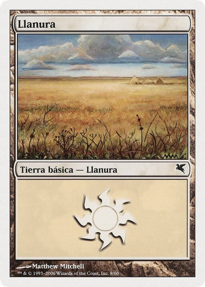 Plains (Spanish) - "Llanura" (G9), Magic Encyclopedia 2005 (Salvat/Hachette) G9